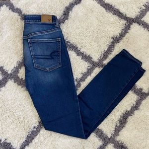 American Eagle Super Stretch High Rise Jegging 6 Long
